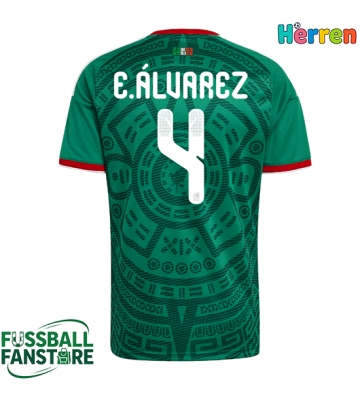 Mexiko Edson Alvarez #4 Replik Heimtrikot WM 2026 Kurzarm